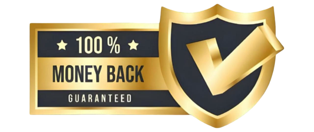 Money back guarantee seal